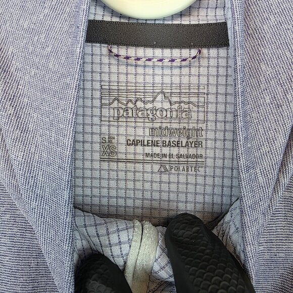 Patagonia Capilene Baselayer Pullover Womens XS Purple Midweight Polartec Hiking - Picture 3 of 13